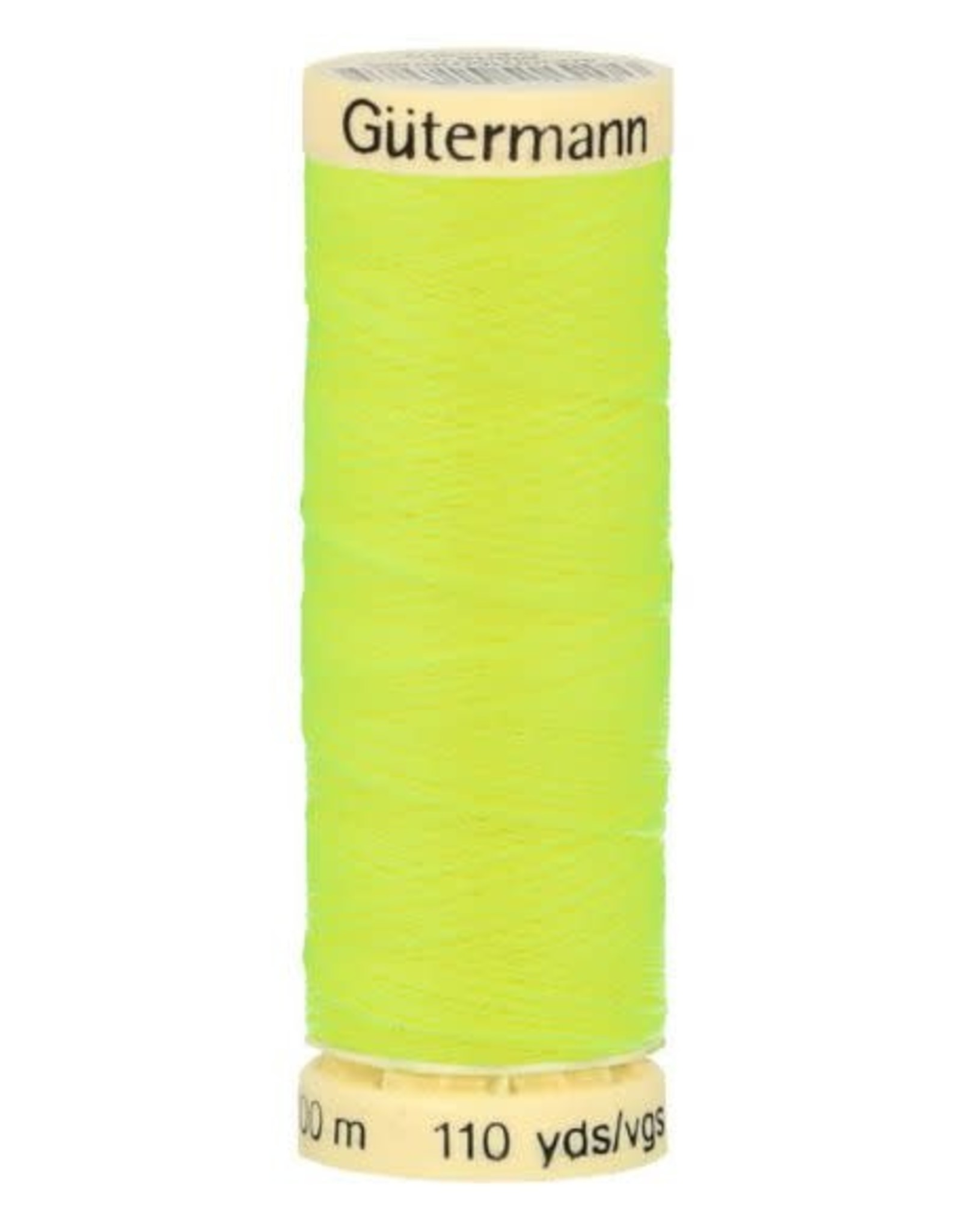 Gütermann polyester naaigaren neon geel - 100 m - col. 3835