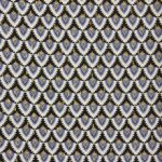 Viscose lurex zwart met patroon en glinstering - Penelope -