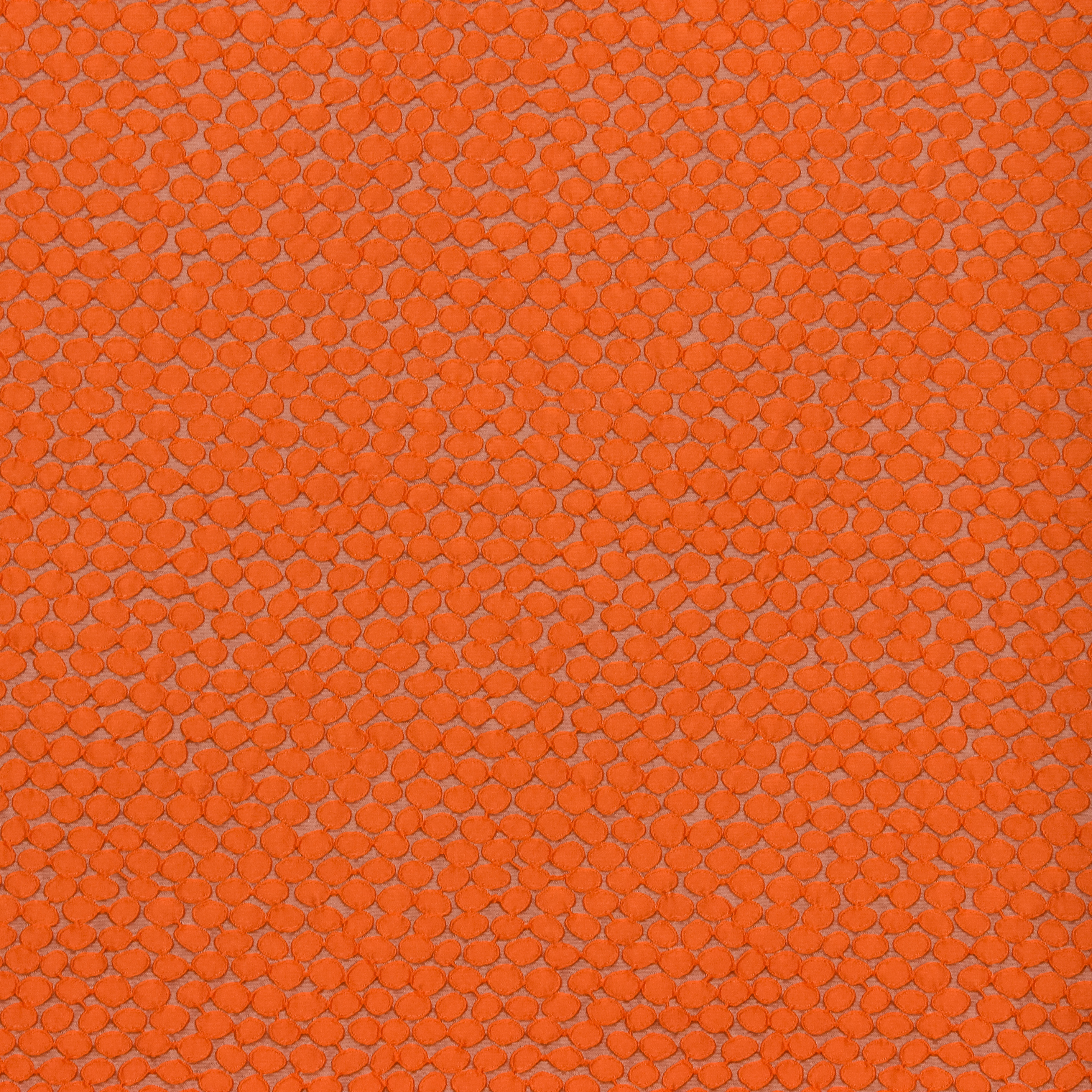 Jacquard oranje met bolletjes