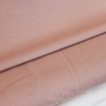 Roze tricot met zeer licht gebrushte achterkant - La Maison Victor