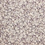 Viscose ecru met paars motief