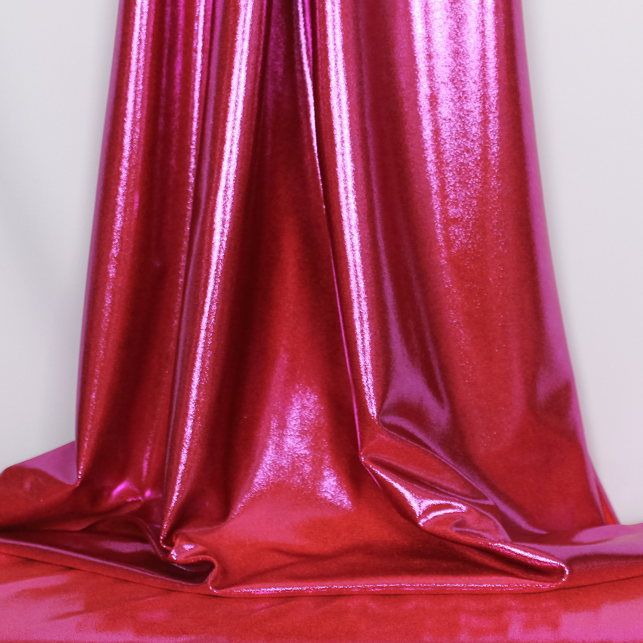 Rekbare professionele glanslycra - Fuchsia