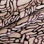 Viscose lila met vlekken