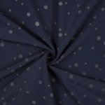 Softshell blauw met reflecterende bolletjes - Poppy