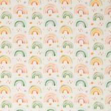 Double gauze met regenbogen 'Thea'