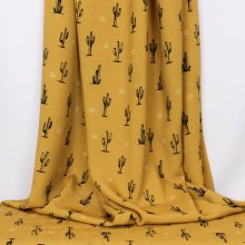Camel viscose met cactussen