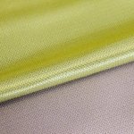 Double face lila en geel effen viscose mengeling
