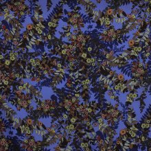 Gesatineerde polyester lavendel met bloemen