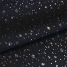 Softshell donkerblauw met bubbels en zachte achterkant