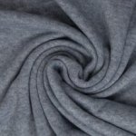 Gebreide stof gemêleerd blauw 'Kai'