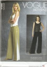 Patroon broek V1050 alle maten - Vogue