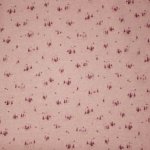 Breistof roos met kerstbomen