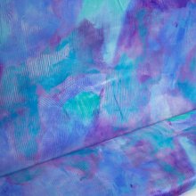 Satijn blauwe print - Alta Moda