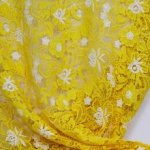 Guipure kant  geel - Lorré