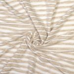 Breistof goud beige gestreept