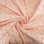 Broderie roze met bloemen