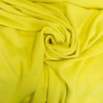 Polyester bubble crêpe geel