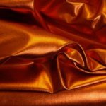 Rekbare polyester metalic rood