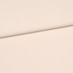 Polyester stretch effen ecru
