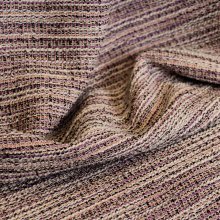 Chanel tricot gestreept roze en gouddraad