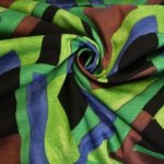 Punta di Roma groen met grafische blokken