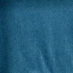 Bouclé turquoise met visgraatpatroon