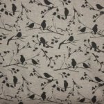 Sweater gemeleerd grijs vogels