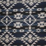 Jacquard met abstract motief