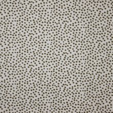 Piqué ecru bolletjes motief