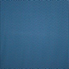 Dikke viscosetricot met blauw honingraad motief
