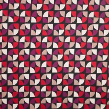 Zwarte punta di roma met geometrisch motief