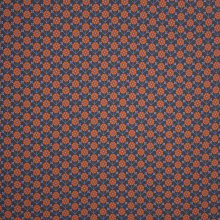 Crêpe met geometrisch bloemmotief