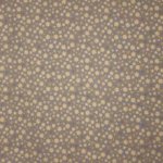 Grijze katoen met ijskristallen motief in gouden glitter