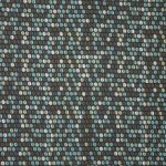 Tricot met motief van bolletjes met streepjes