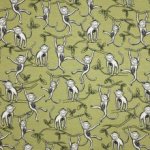 Groene sweater met aapjes motief