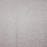 Glitterbreitje polyester zilver met bolletjes