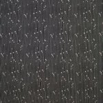 Zwart / wit gestreepte viscose van 'Milliblu's'