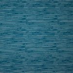 Petrolblauw met wit gestreepte tricot van 'Megan Blue Fabrics'
