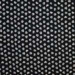 Zwarte tricot met witte Mickey Mouse gezichtjes