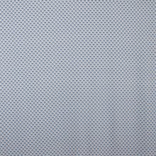 Witte rekbare viscose met bolletjes motief