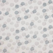 Kleur veranderende tricot met bollen motief