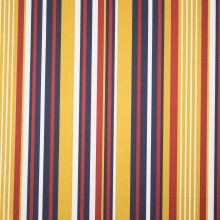 Veelkleurige gestreepte polyester satijn