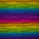 Veelkleurige tricot 'Wavy Stripes' van 'Lycklig Design'