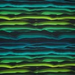 Veelkleurige tricot 'Wavy Stripes' van 'Lycklig Design'