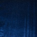 Rekbare blauwe polyester nicky velours met zilveren glitters van 'Fibre Mood'