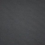 Zwarte polyester - viscose tricot met vierkantjes motiefjes