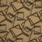 Huidskleur polyester met kettingen en riemen motief