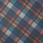Polyester / viscose tricot met diagonale ruitjes van 'Stitched By You'