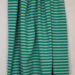 Gestreepte tricot in groen en donker muntgroen
