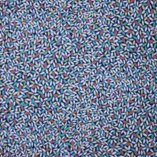 Blauwe polyester 'Hermione' ovaalvormige figuurtjes